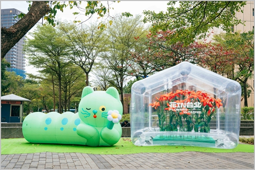 療癒春景登場！2026「花IN台北」攜手插畫家A ee mi打造春之幻境溫室